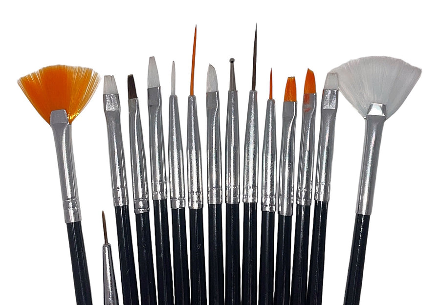 15 Pcs Nail Art Brushes