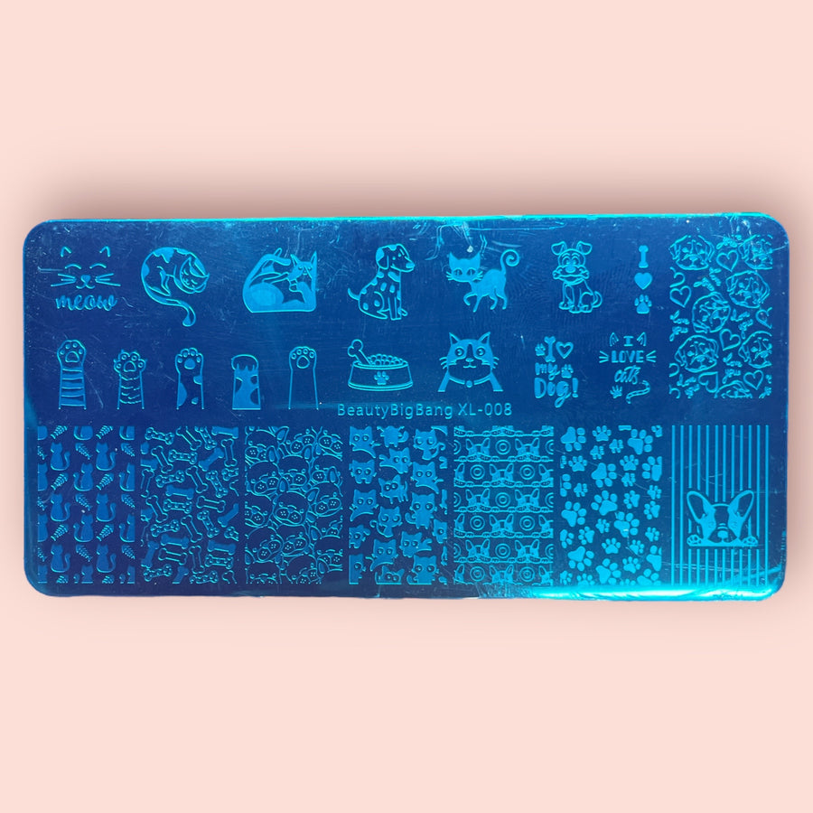 Stamping Plate #08: Cats & Dogs