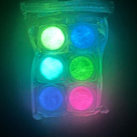 6 Color Glow In The Dark Sugar Dust