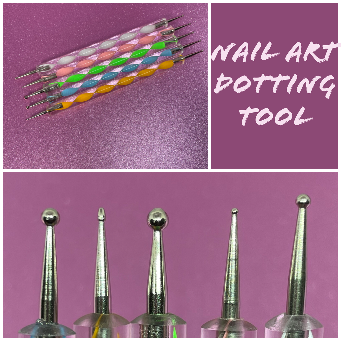 5 Piece Acrylic Dotting Tool Set Embossing Stylus for Mandala Clay Pottery  Ceramic Nail Art and Polymer Clay